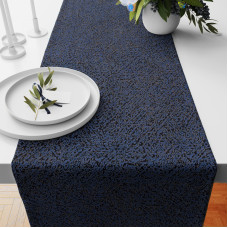 Ervi dekorační běhoun na stůl - DMS - V14- tmavě modrý