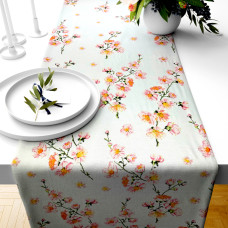 Ervi bavlněný běhoun na stůl - květ jabloně