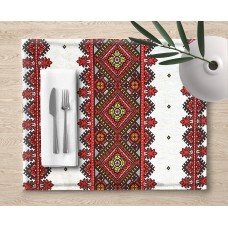Ervi bavlněné prostírání na stůl - tradyční výšivka Karpat print