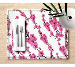 Ervi bavlněné prostírání na stůl - květy sakury