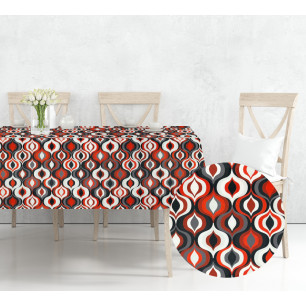 Ervi dekorační ubrus na stůl obdélníkový/čtvercový - DGT červený