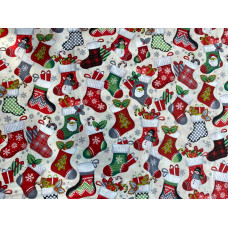 Ervi bavlna š.240 cm - Vánoční vzor -12198-6, metráž