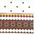 Ervi povlak na polštář bavlněný výšivka červená print
