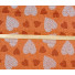 Ervi bavla š.240 cm - srdíčka na oranžovém č.24202-12, metráž