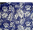 Povlak na polštář bavlněný větvičky na modrém