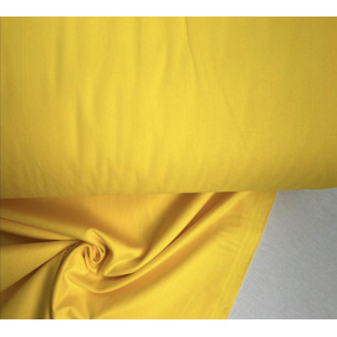Ervi bavlna š.240 cm jednobarevná látka žlutá č.195, metráž