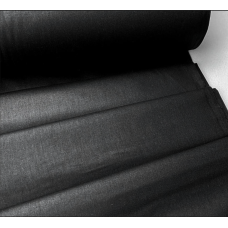 Ervi bavlna š.240 cm jednobarevná černá  č.184, metráž