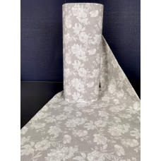 Ervi  bavlna š.240cm - květy na šedém - 26726-3, metráž