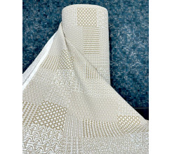 Ervi  bavlna-Krep š.240cm - geometrický vzor č.26557-38, metráž