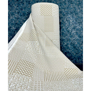 Ervi  bavlna-Krep š.240cm - geometrický vzor č.26557-38, metráž