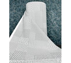 Ervi  bavlna-Krep š.240cm - geometrický vzor č.26557-5, metráž