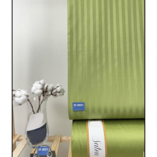 Ervi bavlna Satén š.240 cm hladký nebo pruhovaný zelené Jablko, metráž