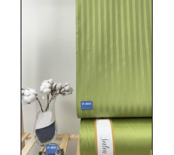 Ervi bavlna Satén š.240 cm hladký nebo pruhovaný zelené Jablko, metráž
