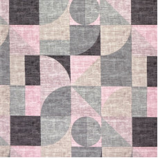 Ervi bavlna  flanel š.240cm Abstrakce růžovo-šedá - 26589-10, metráž