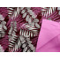 Ervi bavlněné povlečení oboustranné - barevné větvičky/růžové
