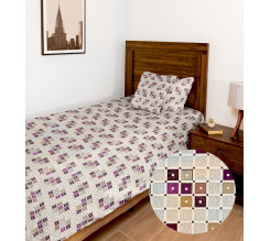 Ervi gobelínový přehoz na postel jednolůžko/dvoulůžko Lux fialový