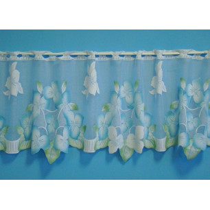 Krátká záclona 40cm 1210 modrá
