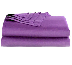 Bavlněné prostěradlo  purpurové