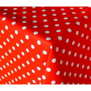 Mirella ubrus PVC M-069 140cm x 20m puntíky (více barev)