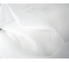 Hotová bílá voálová záclona 0101, výška 300 cm