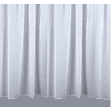 Hotová bílá voálová záclona Rain, výška 300 cm